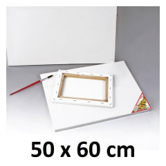 Bastidor De Madera Con Lienzo Tela 50 x 60 cm Foska