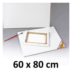 Bastidor De Madera Con Lienzo Tela 60 x 80 cm Foska