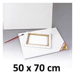 Bastidor De Madera Con Lienzo Tela 50 x 70 cm Foska