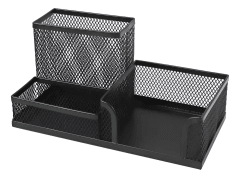 Organizador Oficina Conjunto Negro 20x10x10 cm Foska