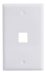 Face Plate Simple Conector Rj45 Red Big Cable