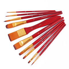 Juego de pinceles de color acrílico 11 piezas