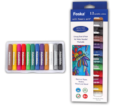 Barras de Pintura 12 Colores Metálicos Foska