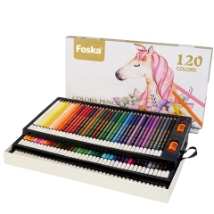 Lápices Colores Oleosos 120 und CQ3006 Foska