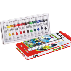 Gouache 12 Colores 12ml PE1007 Foska
