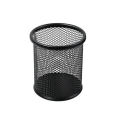 Porta lapices negro de malla Foska