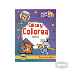 Libro para Calcar y Colorear 24 diseños Dactic