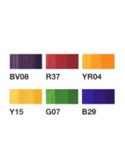 Copic Ciao Set 6 Unidades Primarios