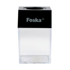 Porta Clips Cuadrado Acrílico 4x4x7 cm Foska
