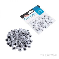 Ojo 10mm 75u Negro (008) CREATIVE