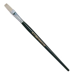 Pincel Plano Pelo Cerda 577 N°14 Mango Largo Artel