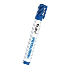Plumón Pizarra Azul Punta Redonda Foska