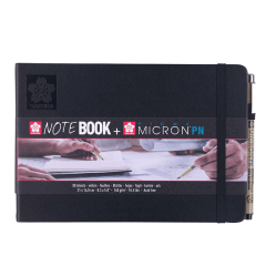 Sketchbook A5 de 14,8x21cm + Pigma Micron PN Negro