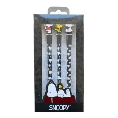 Set 3 Bolígrafos Roller Snoopy Mooving