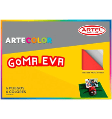 Artecolor Goma Eva 6 pliegos ARTEL