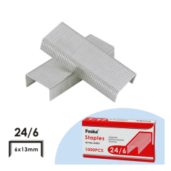 Corchetes grapas 24/6 1000 unidades Foska