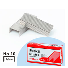 Corchetes grapas N10 #10 1000 unidades Foska