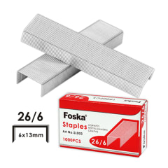 Corchetes grapas 26/6 1000 unidades Foska