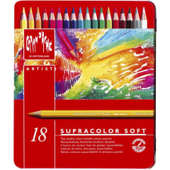Lápices Acuarelables Supracolor 18 und Caja Metal Caran d'Ache