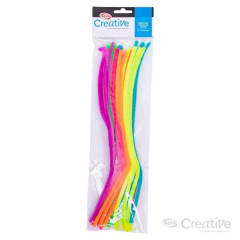 Varilla de Chenille Neon 24u  Adix