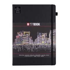 Sketchbook Hojas Negras 21x29,7cm 140g Sakura