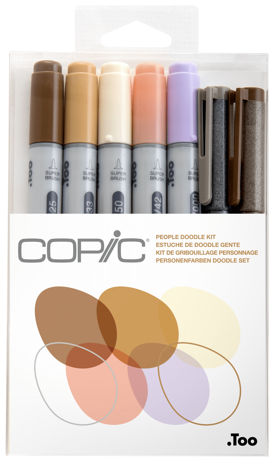 Copic People Doodle Kit - 7 lápices3