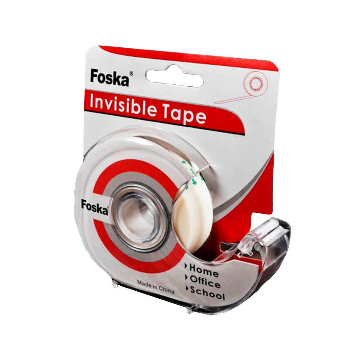 Cinta adhesiva invisible + dispensador Foska3