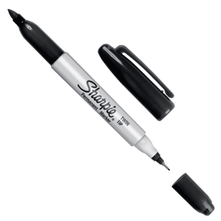 Marcador Doble Punta Negro Sharpie1