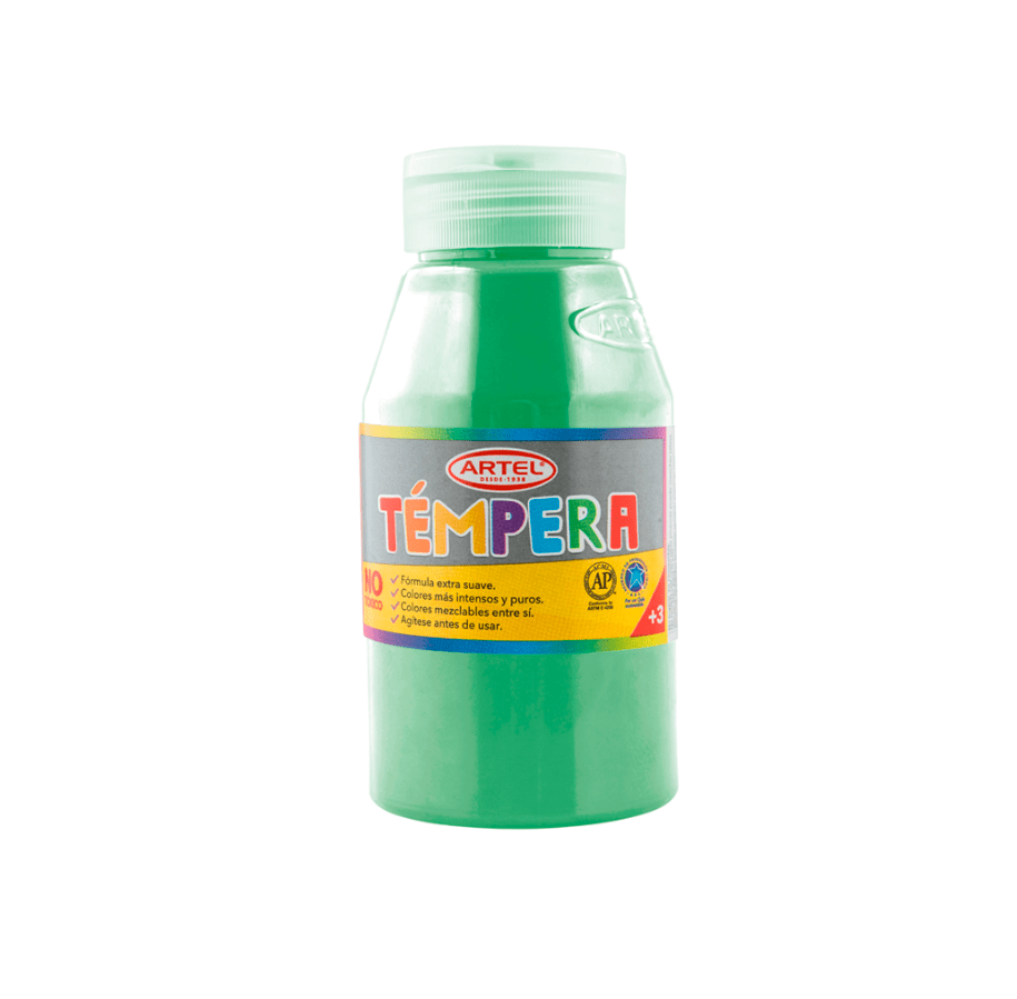 Témpera 250ml Verde Claro Artel1