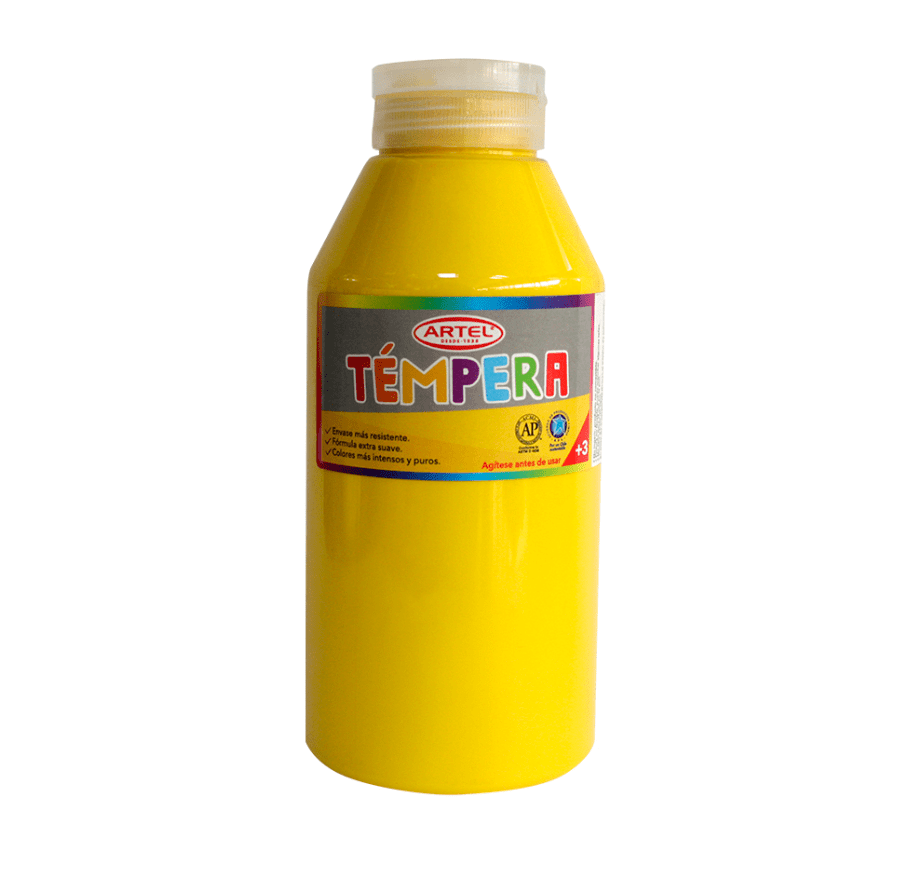 Témpera 500ml Amarillo Artel1