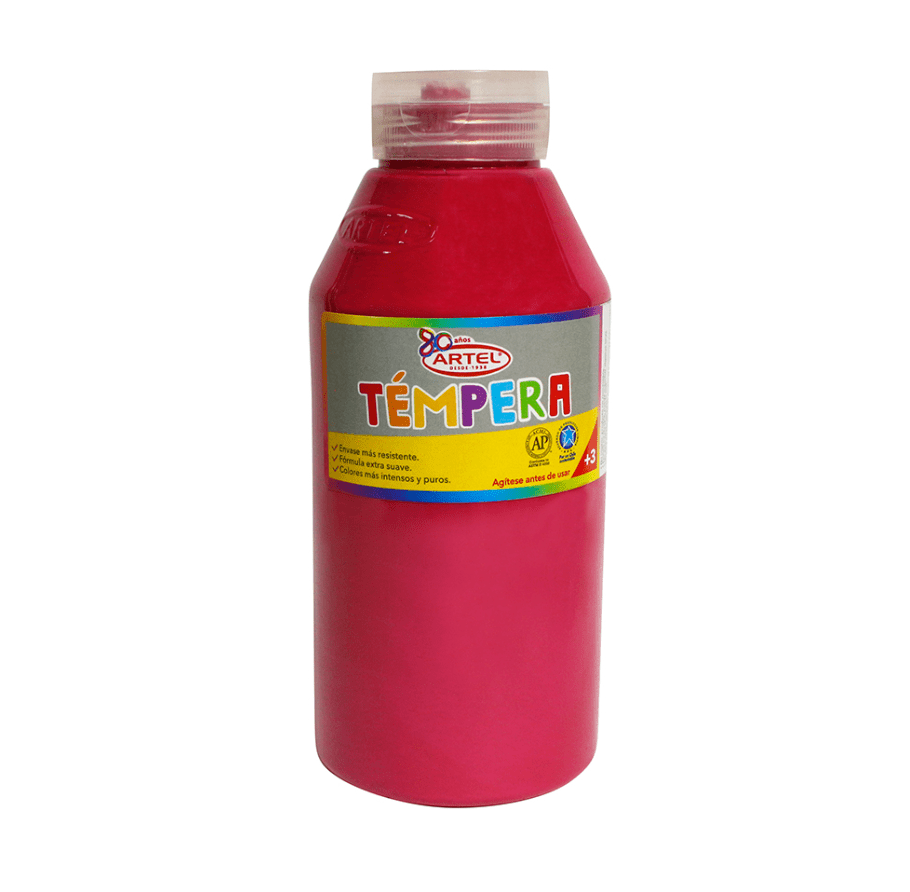 Témpera 500ml Carmín Artel1
