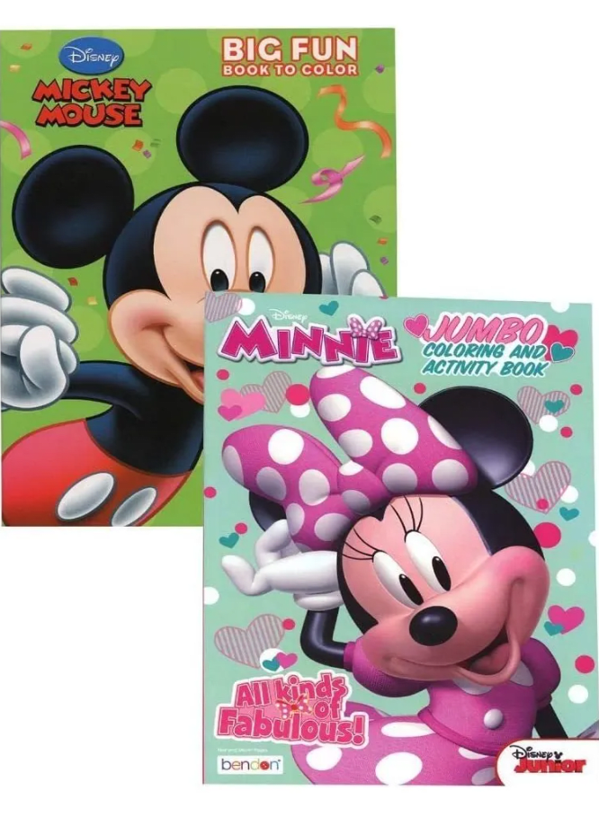 Libro Para Pintar Troquelado 40 Paginas Mickey and Minnie VERTICE1