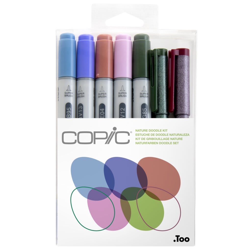 Copic Nature Doodle Kit - 7 lápices1