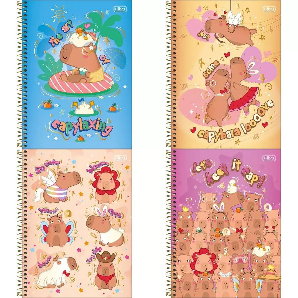 Cuaderno Universitario Capyclub 100hj TILIBRA1