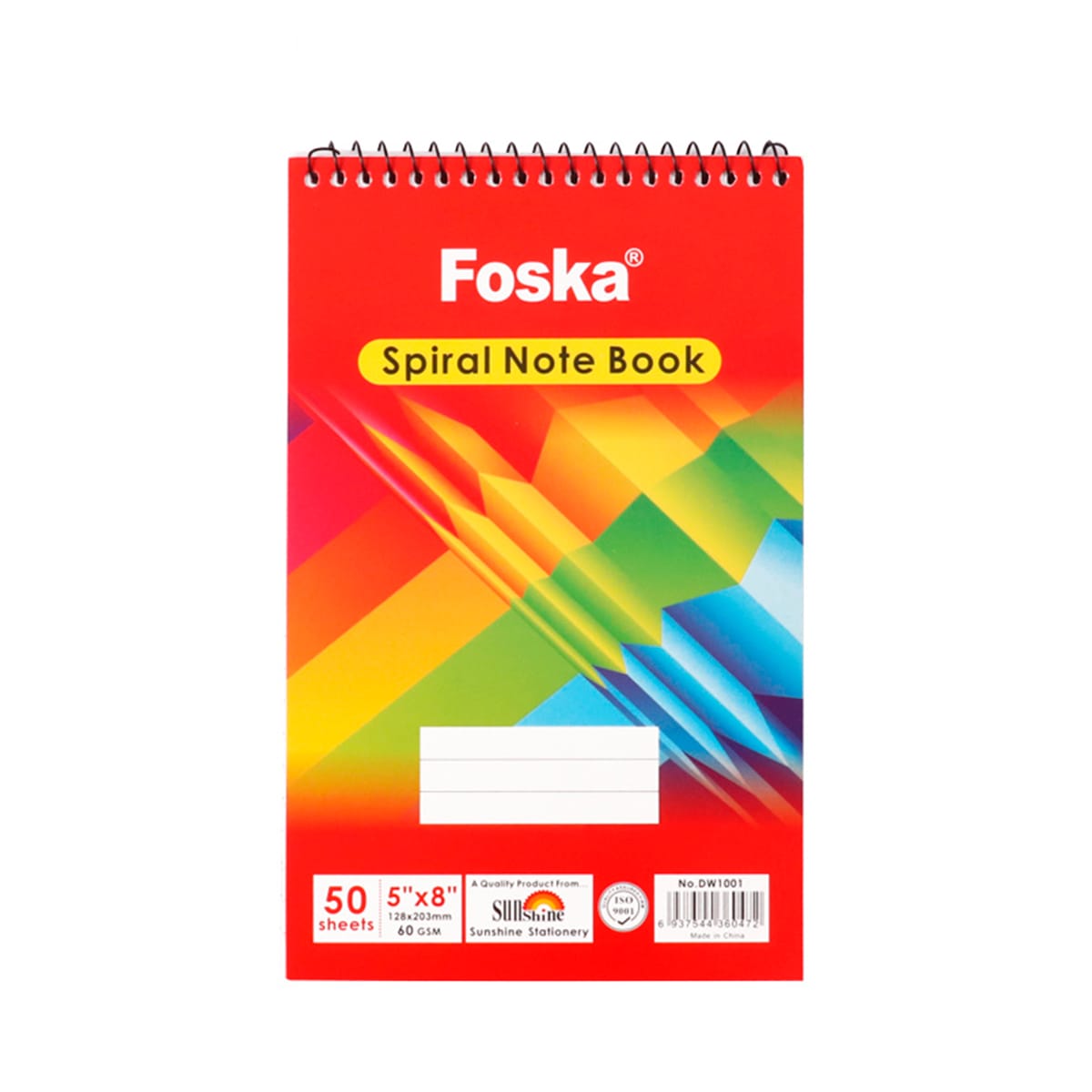 Libreta 12.8 x 20.3 cm 50 hojas Foska2