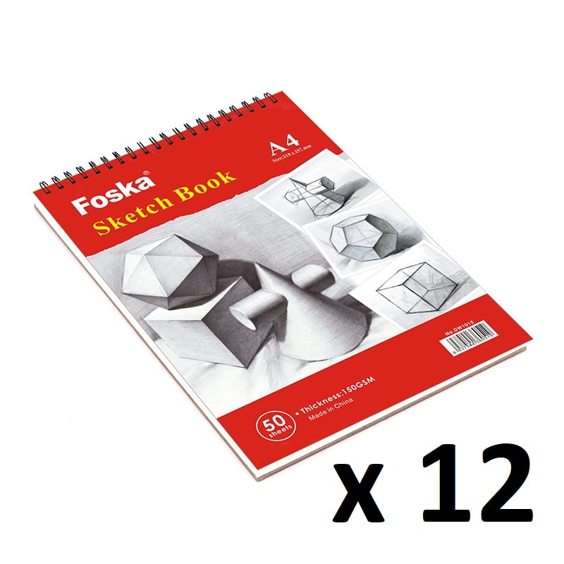 Croquera de Dibujo A4 50 hojas 100gr. DW1015 FOSKA3