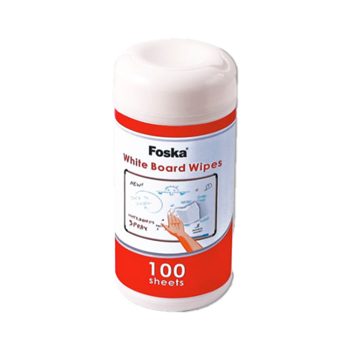 Paños de limpieza para pizarra 100 hojas Foska2