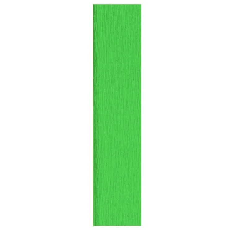 10 Papel crepé verde claro 50 x 200 cm FOSKA1