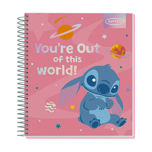 Cuaderno 120 hojas Stitch ARTEL1