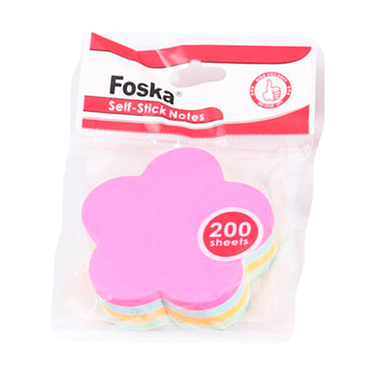 Notas adhesivas diseño flor 200 hojas post it Foska4