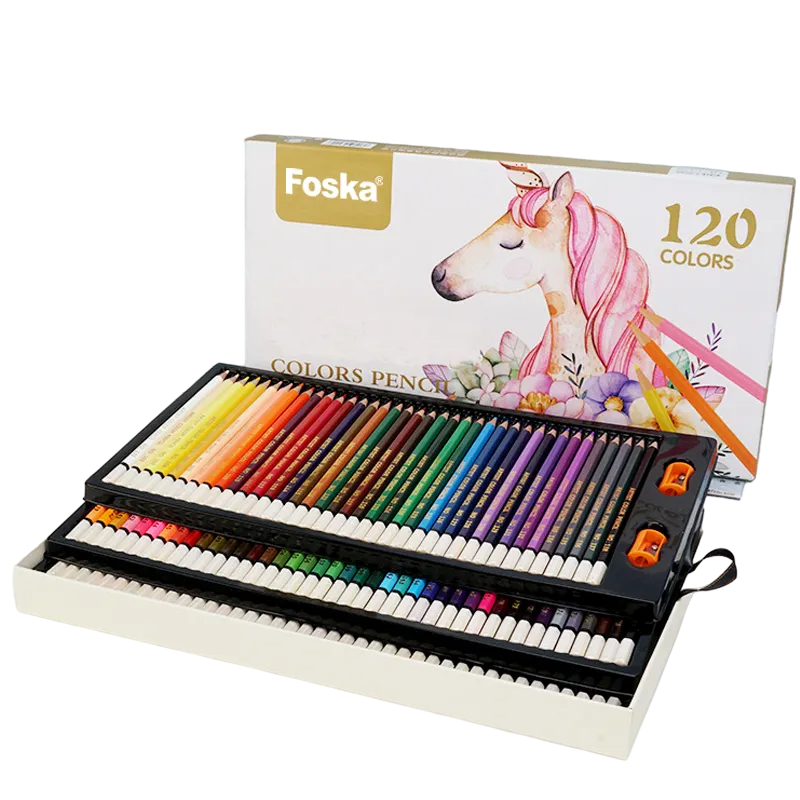 120 Lápices de colores de pintura al oleo3