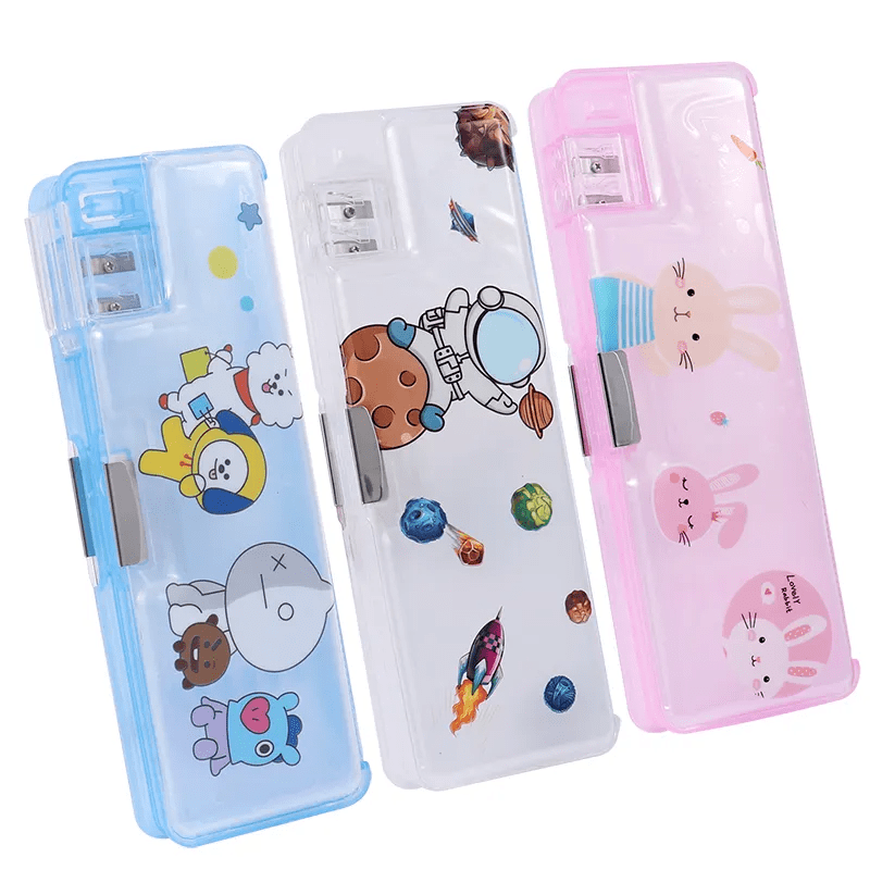 Estuche Multifunción Infantil Sacapuntas doble Foska4