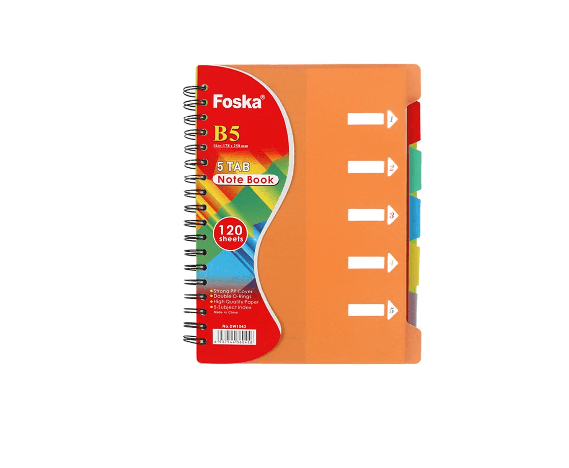 Cuaderno libreta de notas B5 120 hojas3