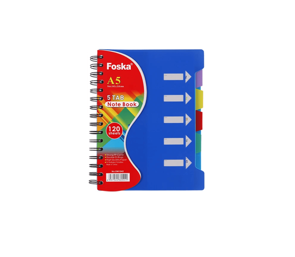 Cuaderno libreta de notas A5 120 hojas3