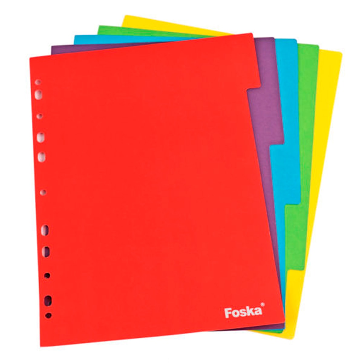 Separadores de papel A4 5 unidades Foska3