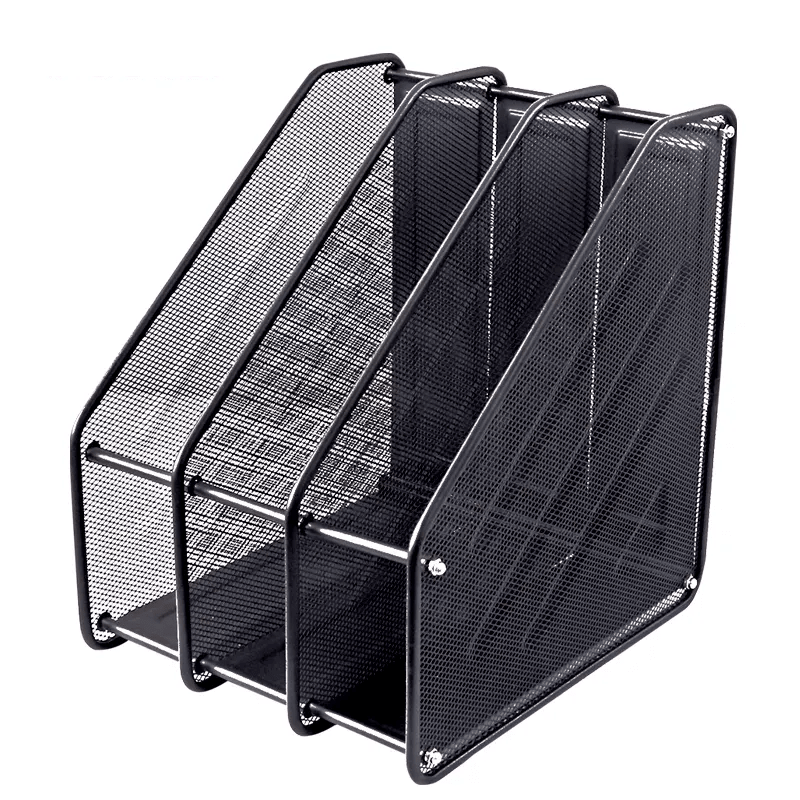 Organizador de oficina triple caja revistas3
