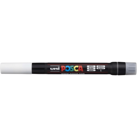 Marcador Acrílico Blanco Punta Pincel PCF-350 Posca1
