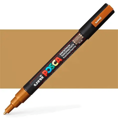 Marcador Acrílico Bronce PC-3M Posca1