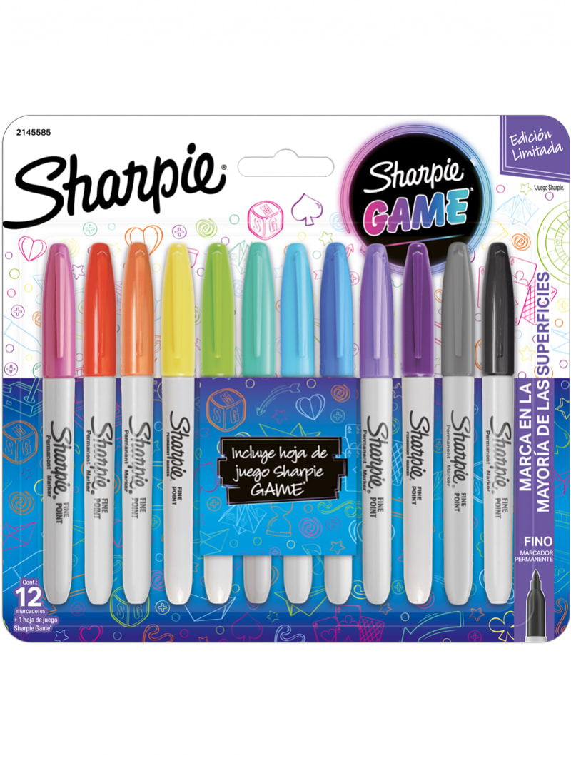 Set 12 Marcadores Sharpie Game2