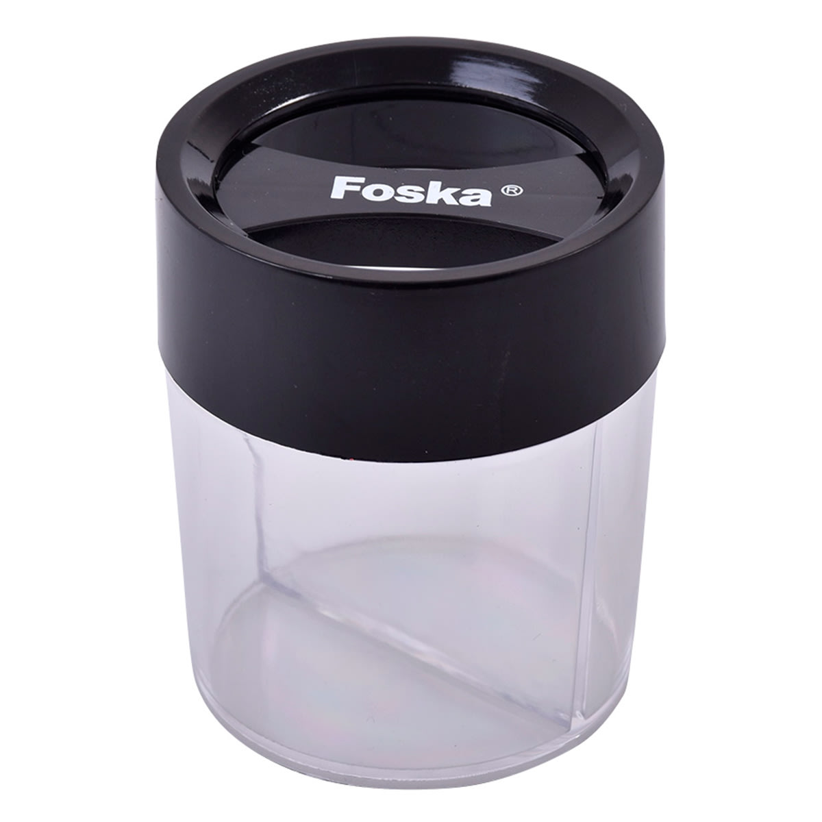 Porta clip magnetico redondo en acrilico Foska4